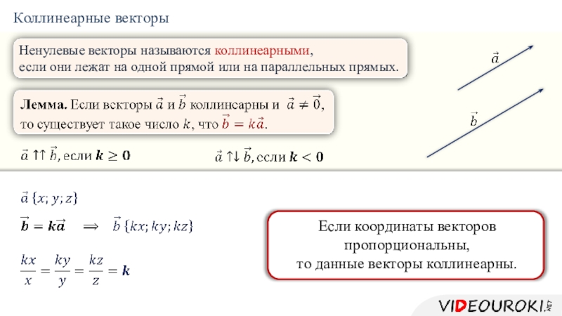 Найди координаты коллинеарных векторов. Связь между координатами коллинеарных векторов. Коллинеарность векторов по точкам. Векторы коллинеарны если их координаты. Векторы коллинеарны если.