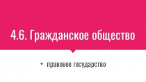 4.6. Гражданское общество