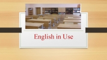 English in Use