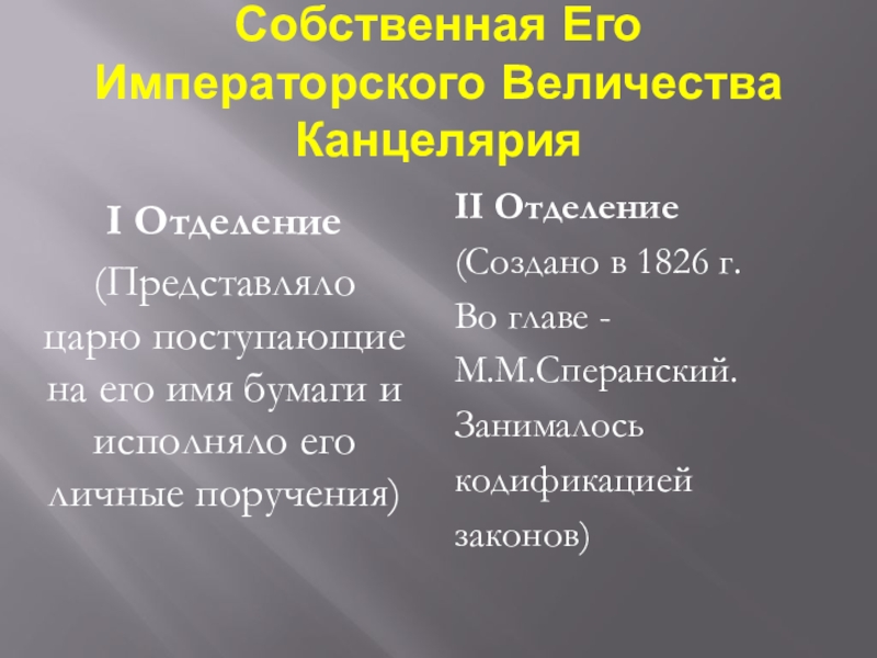 Собственная его императорского величества канцелярия. Собственная его Императорского Величества канцелярия 1826. 1 Отделение 1826. Военно-походная канцелярия его Императорского Величества. 3 Яя канцелярия кратко 1826.