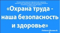 Педагог Михеев В.Р.
Государственное бюджетное образовательное