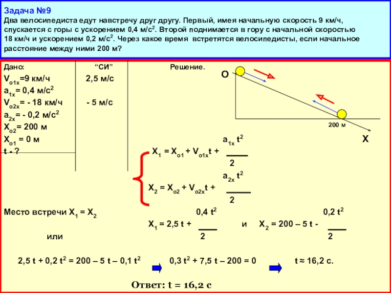 Ускорение 4 м с. Ехать навстречу друг другу. Два велосипедиста едут навстречу друг другу первый имея. Два велосипедиста едут навстречу друг другу первый имея скорость 9. Велосипедисты едут навстречу друг другу.