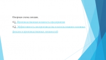 Опорная схема лекции. 4. 1. Производственная мощность предприятия 4. 2