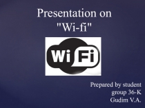 Presentation on 