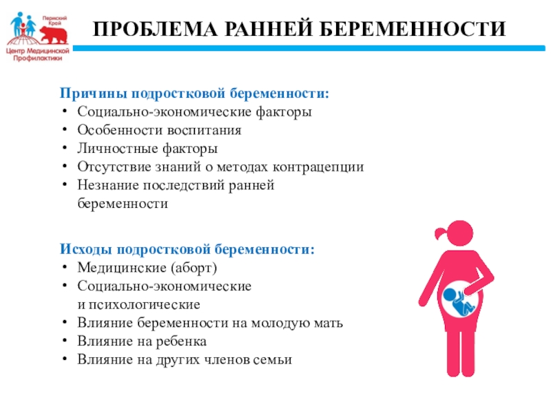 Презентация беременна в 16