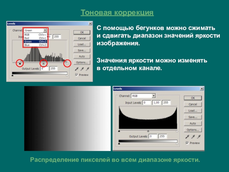 Тоновая коррекция изображения