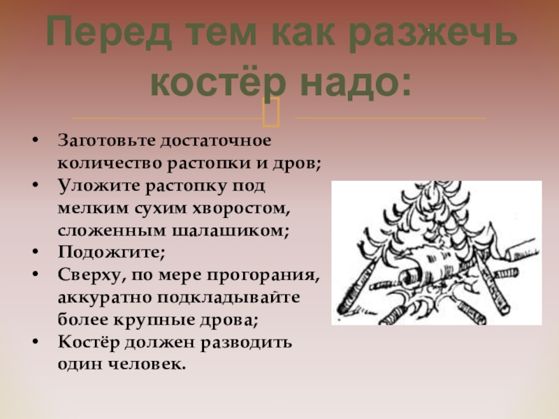 Разжигать хворост. Хворост картинка с описанием. Хворост для костра. Разжечь костер елочкой уложить дрова. Стихотворение про хворост.