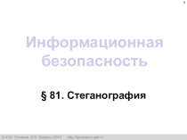 Информационная безопасность