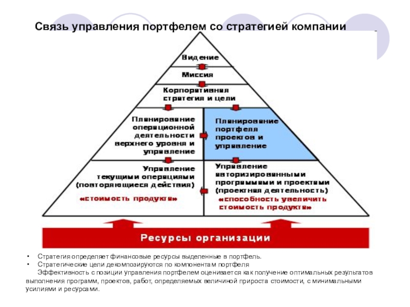 Стратегия организационные цели и проекты