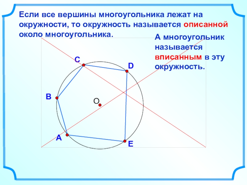 Презентация окружность 7 класс геометрия атанасян презентация