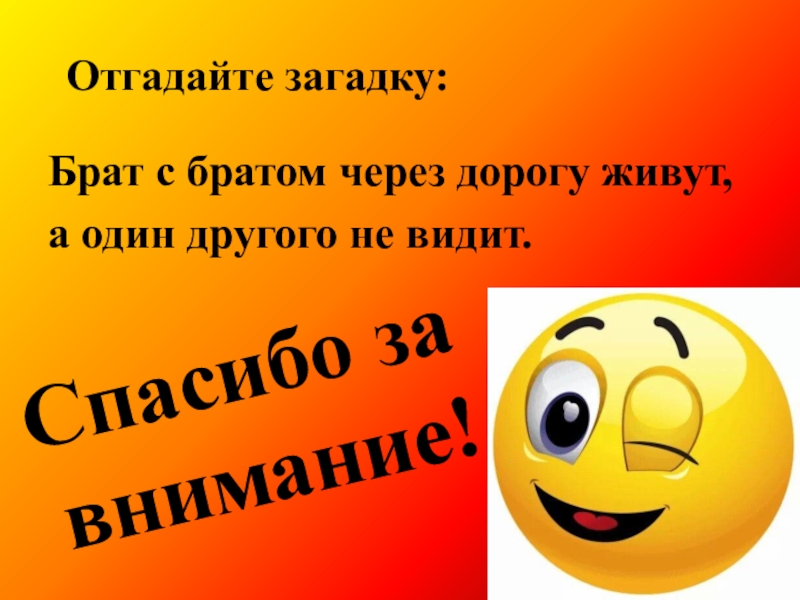 Спасибо видим. Загадки про брата. Загадка два брата через дорогу живут. Брат с братом через дорогу живут а один другого не видит. Загадки на внимание.