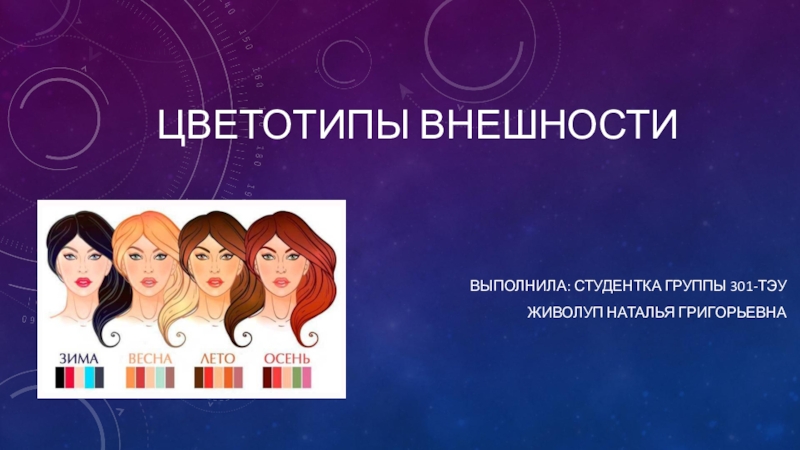 Цветотипы внешности