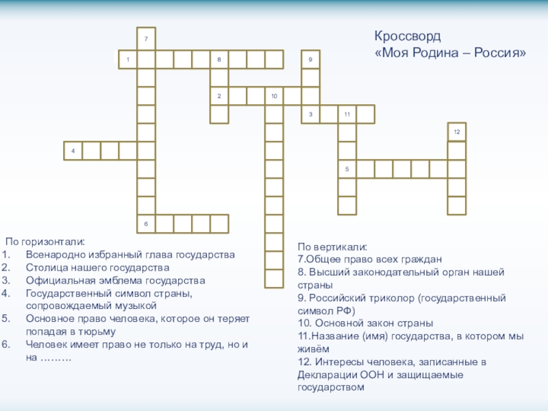 15 вопросов о россии. Кроссворд моя Родина Россия. Кроссворд по теме моя Родина Россия. Кроссворд на тему Россия Родина моя. Родина Россия кроссворд.