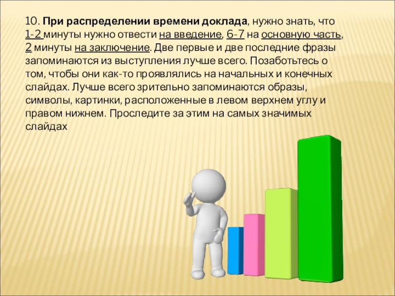 Ложные выводы. Ложные выводы 2. Оптимальное время для доклада. Представление доклада картинки.