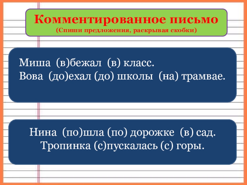 Правописание предлогов 10 класс презентация