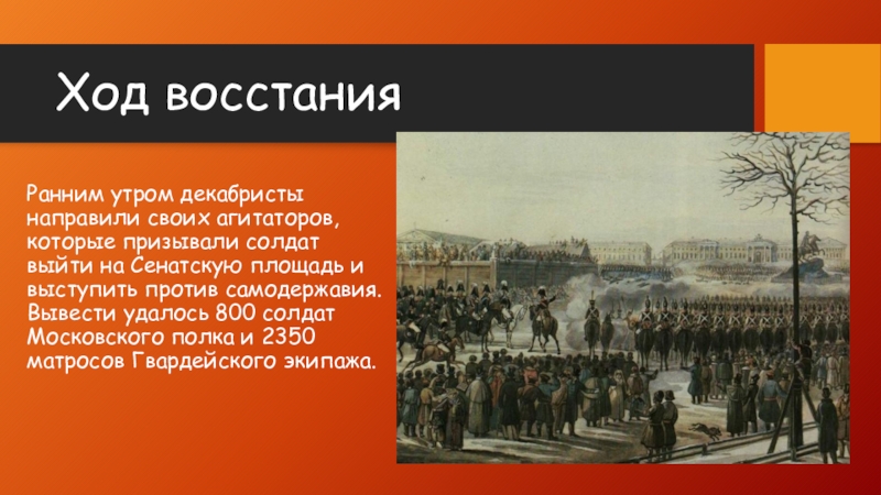 Организаторы военного выступления против самодержавия 1825