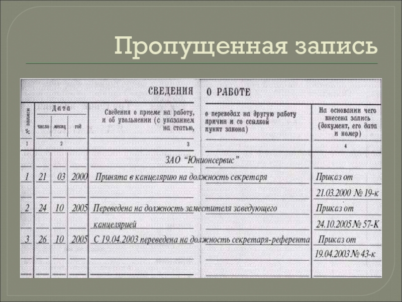 Пропусти запись. Запись о приеме на работу художника. Вариант записи основания для записи о приеме. Как в трудовой записать специалиста по аукционам. Что записывают в трудовую книжку стриптизершам.